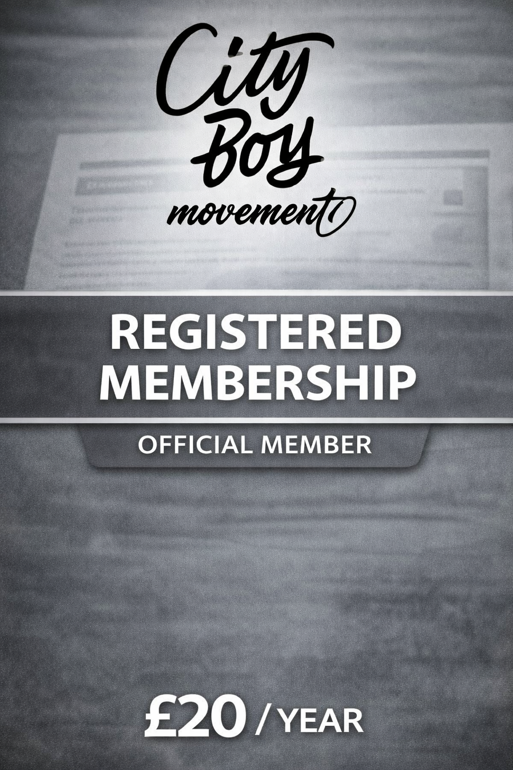 City Boy Movement Diaspora Membership Registration Contribution — Supporter Entry Level Membership → Foundation Level